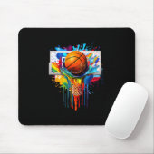 Drip Sketll Paint Splash Dripping Sketll Slam Dunk Muismat (Met muis)