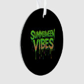 Drip Summerween Vibes Spooky Fun Classic Ornament (voorkant)