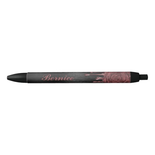 dripende Rozen Aangepaste pennen Choc Bruin (Voorkant)