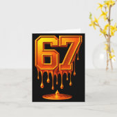 Dripng Gold 67 Meme Respect The Drip 67 Golden Aur Kaart (Gele Bloem)