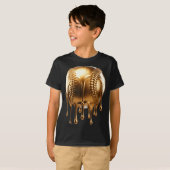 Dripng Gold Drip Baseball Game Day Player Coach Ba T-shirt (Voorkant volledig)