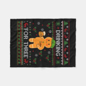 Dripng Ice Cream Baseball Santa Hat, Xmas Pajama K Fleece Deken (Voorkant (Horizontaal))