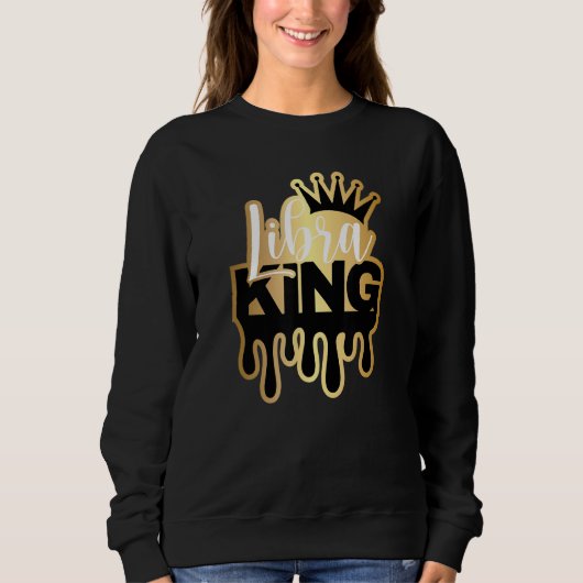 Drippen Weegschaal Koning Zodiac Trui (Voorkant)