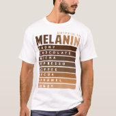Drippin in Melanin T-shirt (Voorkant)