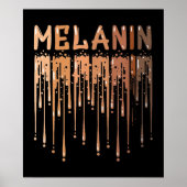 Drippin Melanin Poster (Voorkant)