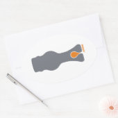 Drippin' Ovale Sticker (Envelop)