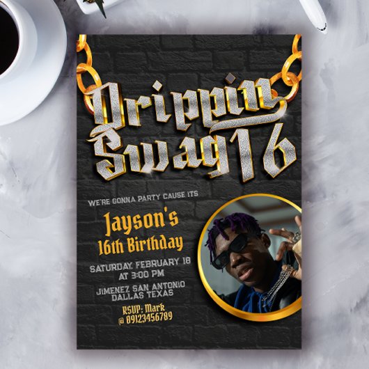 Drippin Swag 16 met foto Kaart