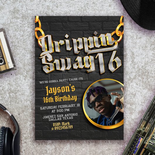 Drippin Swag 16 met foto Kaart