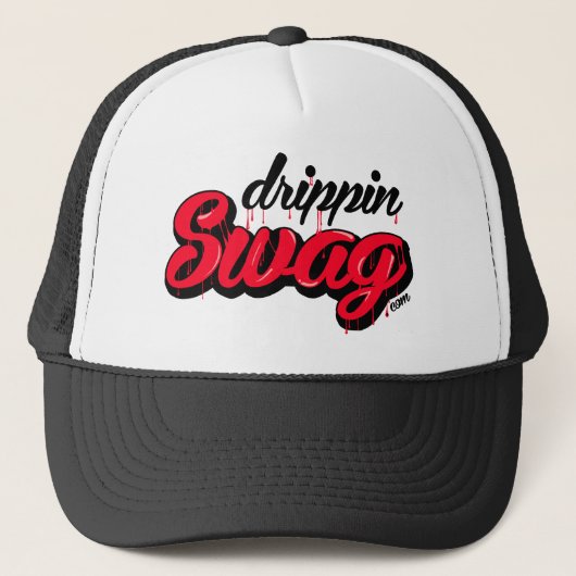 Drippin Swag (rood) Trucker Pet (Voorkant)