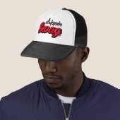 Drippin Swag (rood) Trucker Pet (In situ)