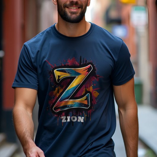Drippin' "Z"est:  Urban Streetwear T-shirt
