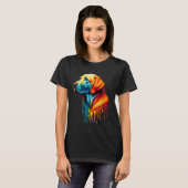 Dripping Art Labrador Retriever Lab Labradors Labb T-shirt (Voorkant volledig)