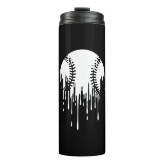 Dripping Baseball Design for Bold Sports Fans Thermosbeker
