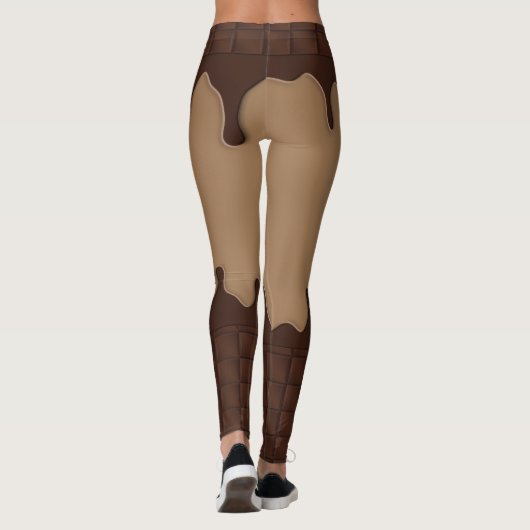 Dripping Chocolate Snoep Bar Leggings (Achterkant)