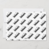 Dripping Dread - Een Halloween-gehuil Feestdagenkaart (Achterkant)