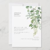 Dripping Foliage Bridal Shower Uitnodiging (Voorkant)