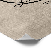 Dripping Gold Glitter | Champagne Melt Quinceanera Poster (Hoek)