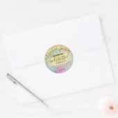 Dripping Gold Glitter Regenboog Body Butter Labels (Envelop)