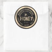 Dripping Honing Custom Hives Zwerm Verwijdering Qu Ronde Sticker (Tas)