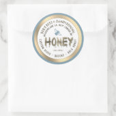 Dripping Honing Custom Hives Zwerm Verwijdering Qu Ronde Sticker (Tas)