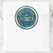 Dripping Honing Custom Hives Zwerm Verwijdering Qu Ronde Sticker (Tas)