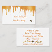 Dripping Honing Imker Visitekaartje (Voorkant / Achterkant)