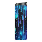 Dripping Kleuren - Thermische Tumbler Thermosbeker (Gedraaid links)