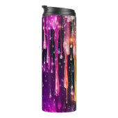 Dripping Kleuren - Thermische Tumbler Thermosbeker (Geroteerd rechts)