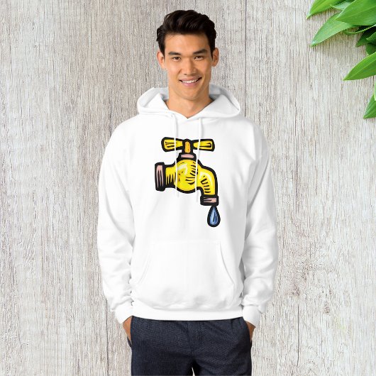 Dripping kraan Mannen Hoodie