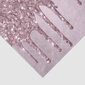Dripping Mauve Glitter | Dusty Pink Melt Shimmer Tissuepapier (Detail)