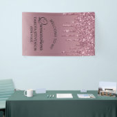 Dripping Mauve Glitter | Dusty Pink Quinceanera Spandoek (Beurs)