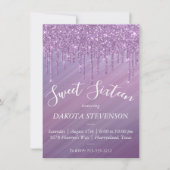 Dripping Ombre Zoet 16 | Paarse gradiënt slijm Kaart (Voorkant)