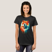 Dripping Paint Art Chow Show T-shirt (Voorkant volledig)