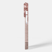 Dripping Peach Glitter | Terra Cotta pour Monogram Case-Mate iPhone Case (Achterkant / Links)