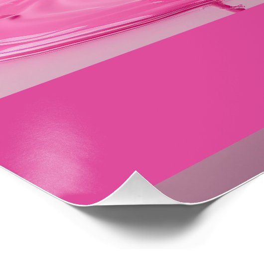 Dripping Pink Letter C - Customizable Name Poster  (Hoek)