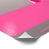 Dripping Pink Letter E - Customizable Name Poster  (Hoek)