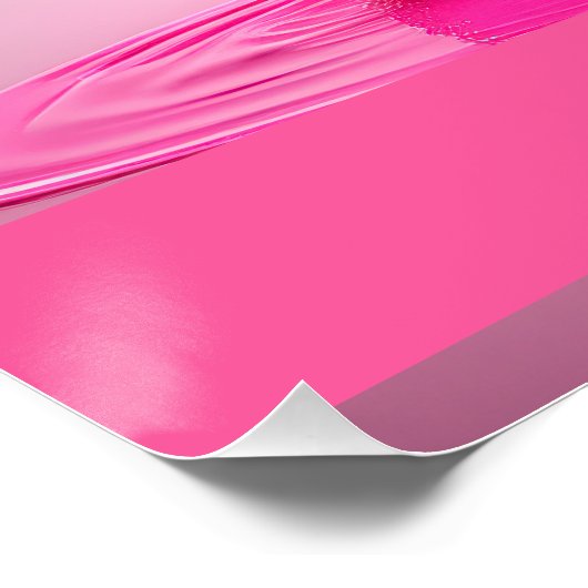 Dripping Pink Letter I - Customizable Name Poster  (Hoek)