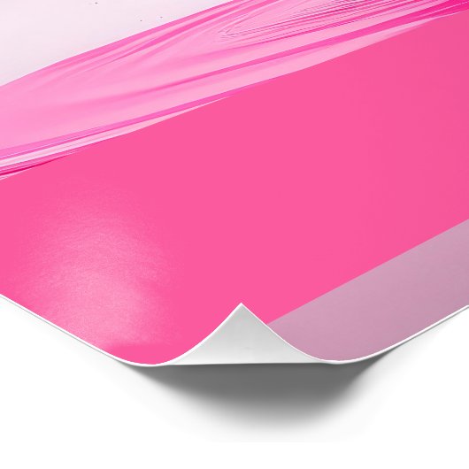 Dripping Pink Letter J - Customizable Name Poster (Hoek)