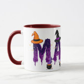 Dripping Purple and Black Mama Witch Hat and Pots Mok (Links)