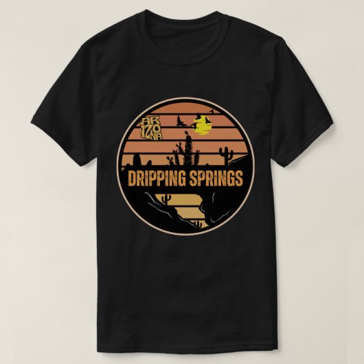 Dripping Springs, Arizona T-shirt (Design voorkant)