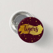 Dripping Springs Tigers Spirit Knop Ronde Button 3,2 Cm (Voorkant /achterkant)