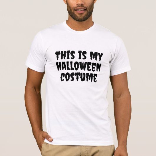 Drippy Dit is mijn Halloween kostuum T-shirt T-shi (Voorkant)