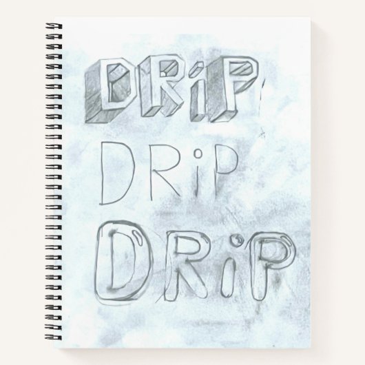 Drippy-gedachten Notitieboek (Voorkant)