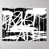 Drippy Paint Graffiti Art, Urban City Street Art Poster (Voorkant)