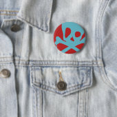 Drippy Skull Ronde Button 5,7 Cm (In situ)