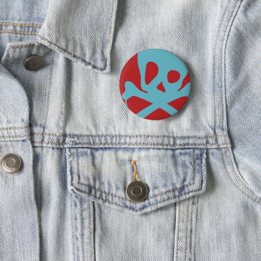 Drippy Skull Ronde Button 5,7 Cm (In situ)