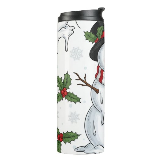 Drippy Snowman Delight Thermosbeker (Gedraaid links)