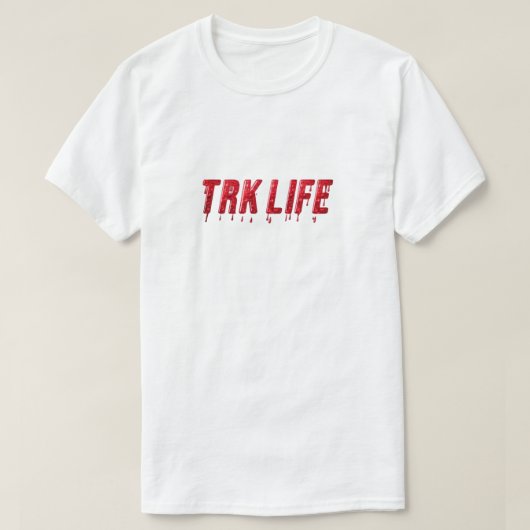 DRIPPY T.R.K RODE LOGO TSHIRT (Design voorkant)