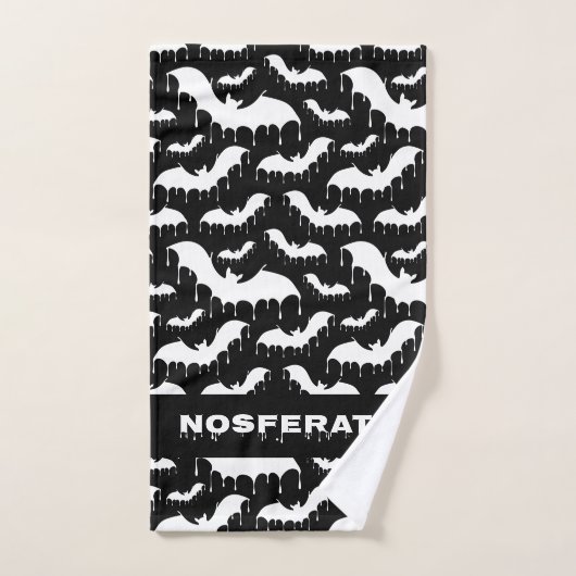 Drippy Vampier Vleermuizen Nu Gothic Gothic Bad Handdoek (Handdoek)