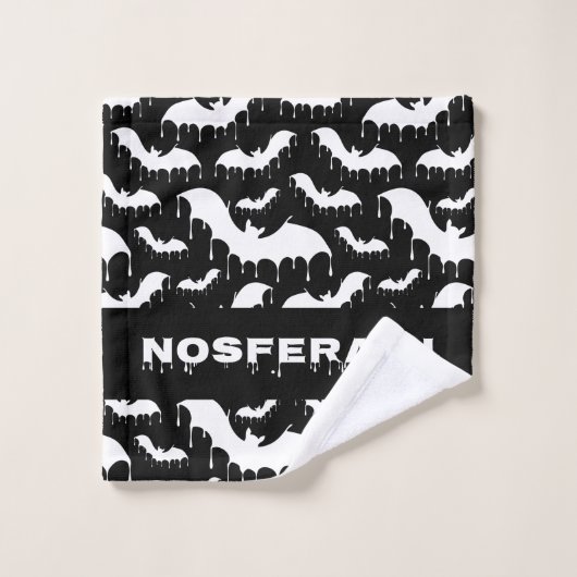 Drippy Vampier Vleermuizen Nu Gothic Gothic Bad Handdoek (Wasdoekje)
